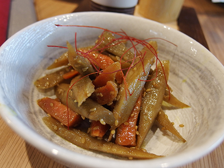 ハワイの居酒屋やっちゃば カレーキンピラ