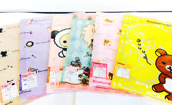 ハワイ博文堂書店セール San-Xクリアファイル