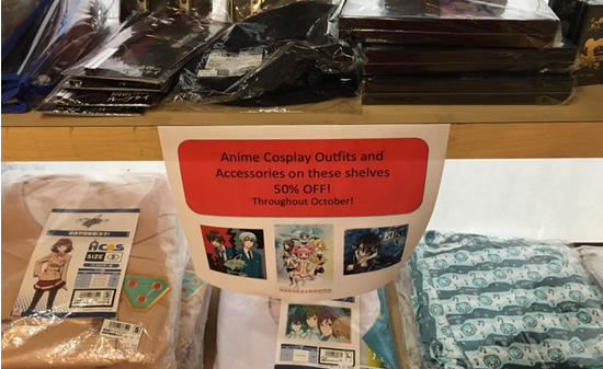 ハワイ博文堂書店セール ハロウィン用アニメコスプレ