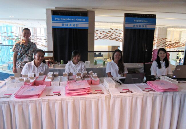 フードショー受付