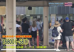 3月第2週のハワイ 【ハワイの気になる週一ニュース】