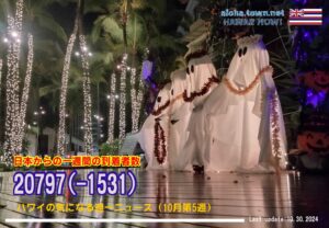 10月第5週のハワイ 【ハワイの気になる週一ニュース】