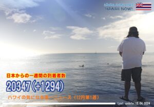 12月第1週のハワイ 【ハワイの気になる週一ニュース】