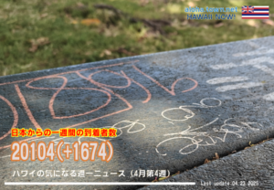 4月第4週のハワイ 【ハワイの気になる週一ニュース】