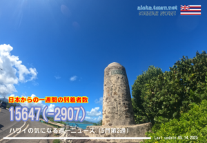 5月第2週のハワイ 【ハワイの気になる週一ニュース】