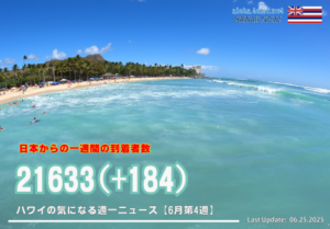6月第4週のハワイ 【ハワイの気になる週一ニュース】