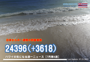 7月第4週のハワイ 【ハワイの気になる週一ニュース】