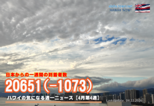 4月第4週のハワイ 【ハワイの気になる週一ニュース】